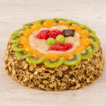 Vruchtentaart rond