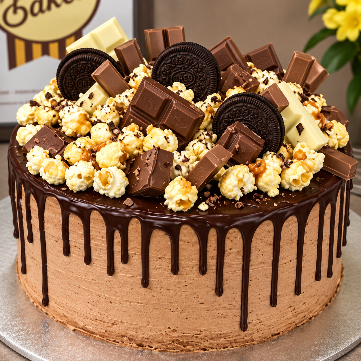Driptaart chocolade Dripcake 10-12 Personen - Afbeelding 1