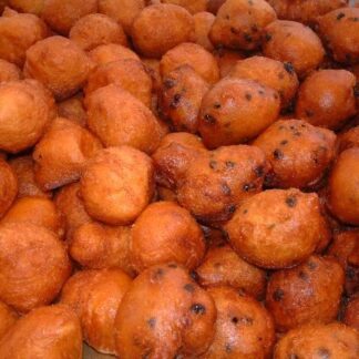 Oliebollen met rozijnen en krenten (5 stk.)