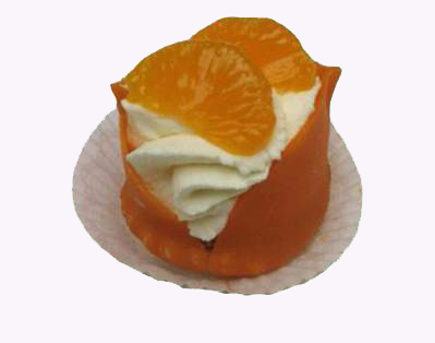 Slagroomroos 2 Oranje roosje - Afbeelding 1