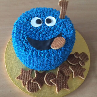 Cookie Monster taart
