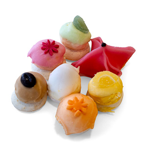 Luxe opgemaakte koekjes (per 100 g.)