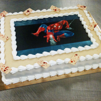 Spiderman fototaart