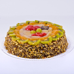 Vruchtentaart rond